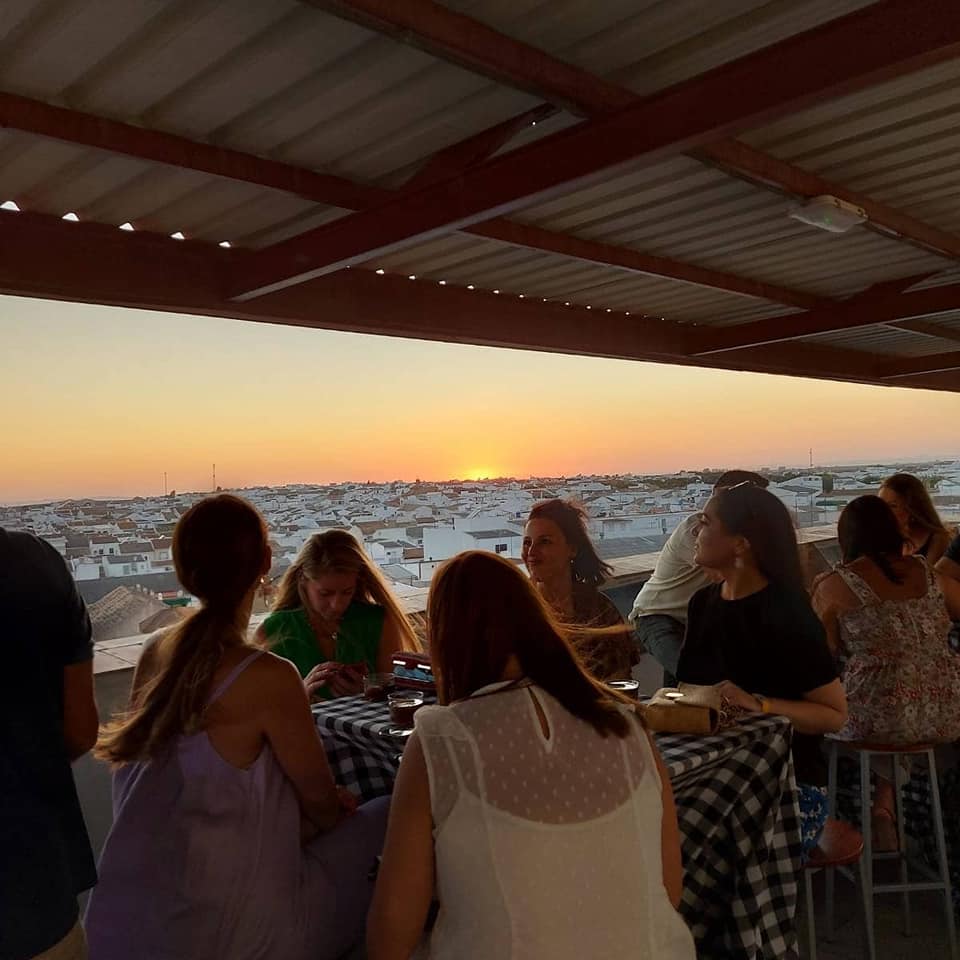 Atardecer en la campiña sevillana